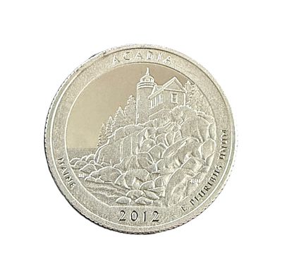 2012-S  Acadia Silver Proof Quarter