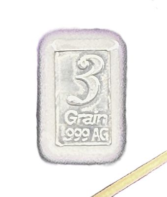 Benchmark Strategic Metals 3 Grain .999 Fine Silver Bar