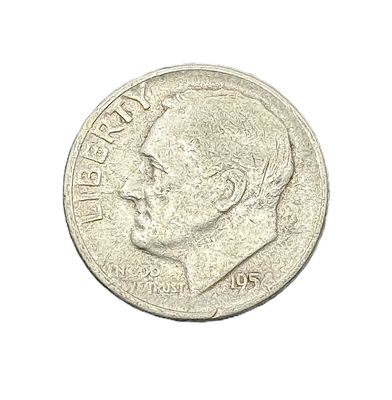 1954 Roosevelt Silver Dime