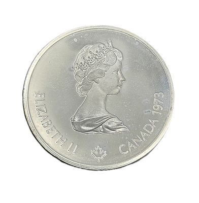 1973 Canada $10 Silver Olympic Montreal Skyline Silver Round