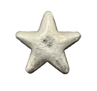 1.49 oz Hand Poured Sterling Silver Star