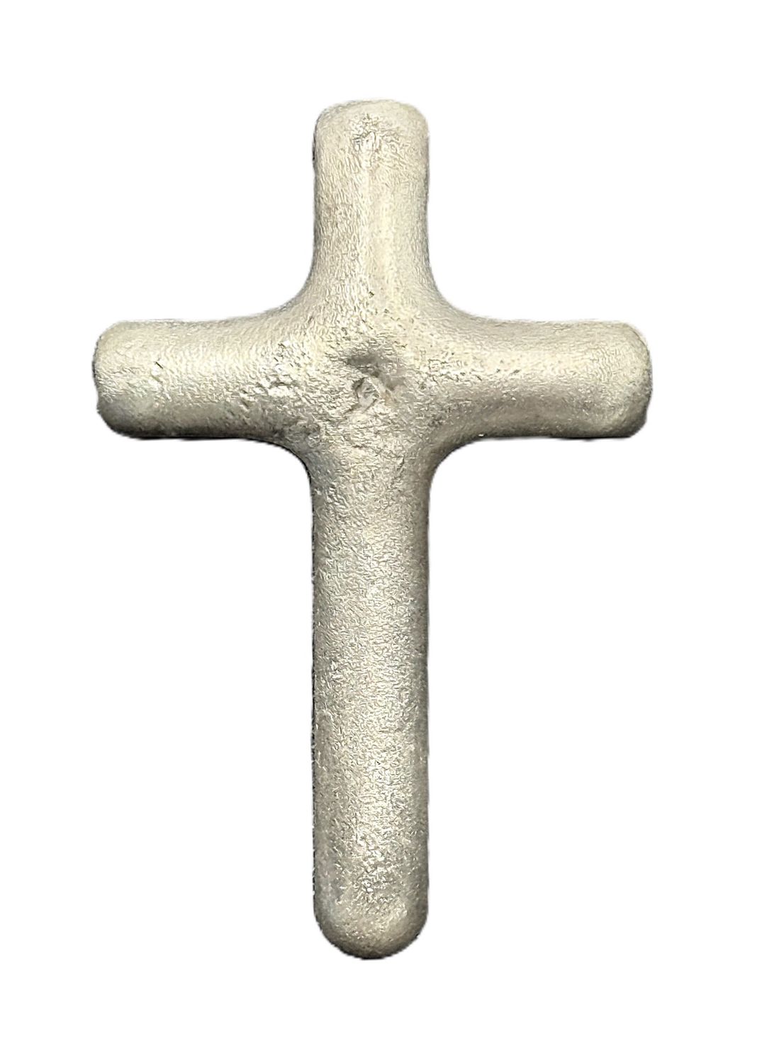 1.44 oz Hand Poured Sterling Silver Cross