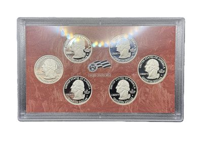 2009 US Mint District of Columbia &amp; U.S. Territories Quarters Silver Proof Set OGP COA