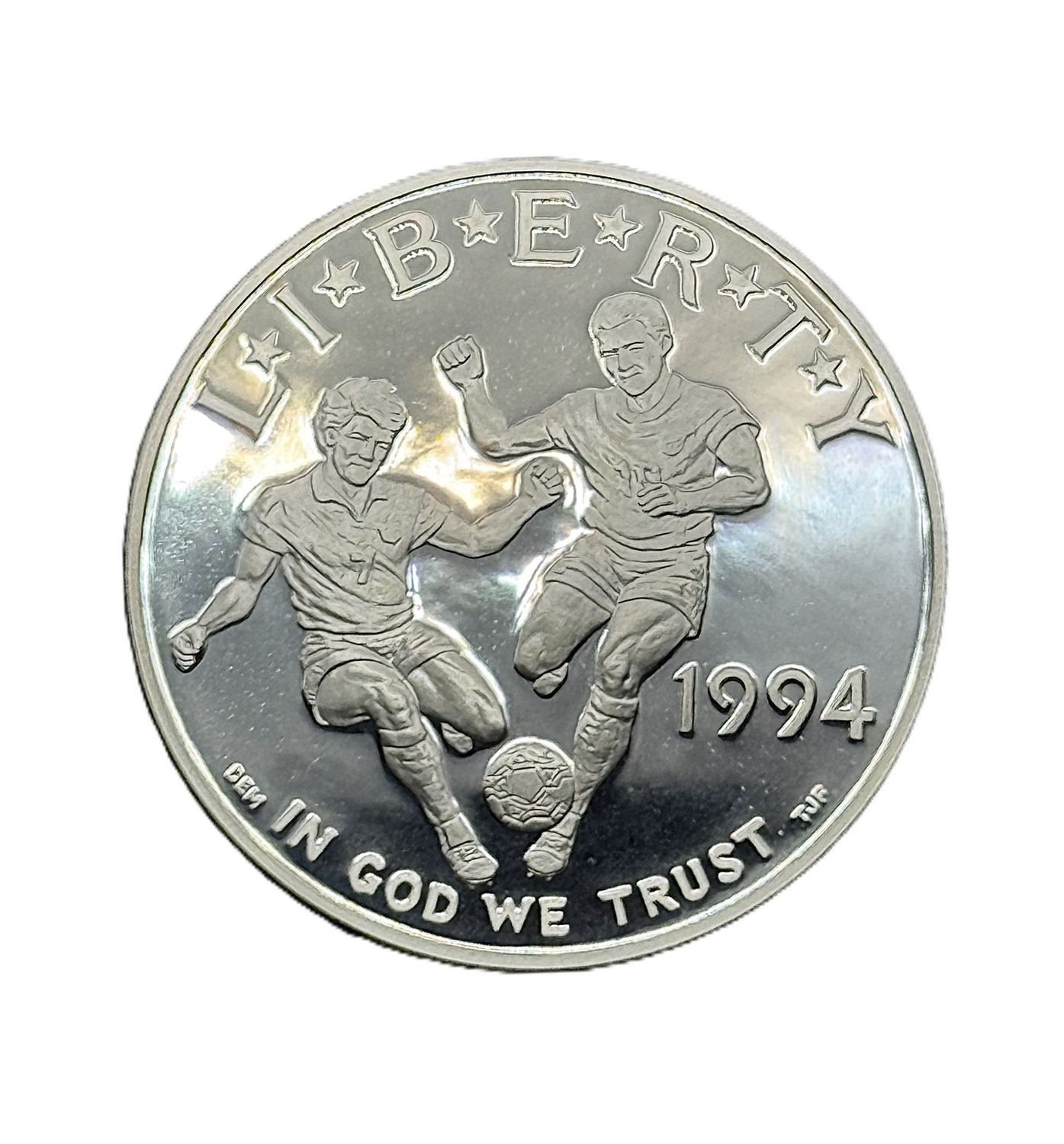 1994-S World Cup Commemorative Silver Dollar Proof OGP