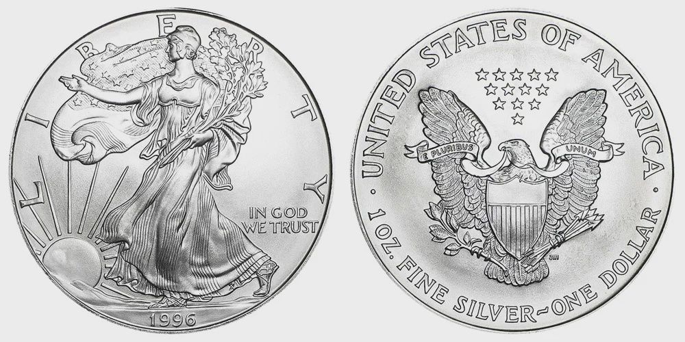 1996 American Silver Eagle-