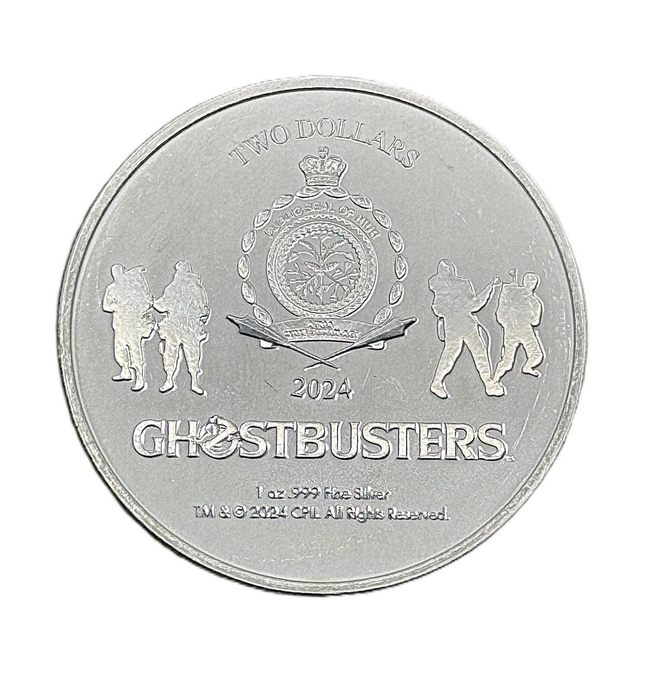 2024 Niue Ghostbusters 40th Anniversary 1 oz Silver $2 Coin