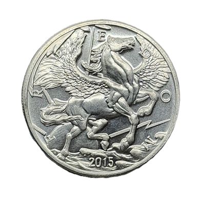 2015 GoldSilver.com Pegasus- 1oz- .999 Fine- Silver Round BU