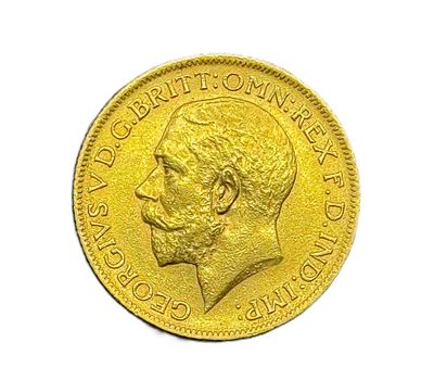 1912 George V British Gold 1 Sovereign London Mint BU