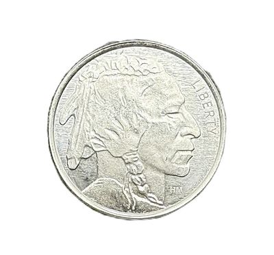 1/10 oz- Buffalo/Indian- Highland Mint- Silver Round- .999 Fine Silver