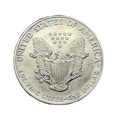 1990 American Silver Eagle 1 oz Coin