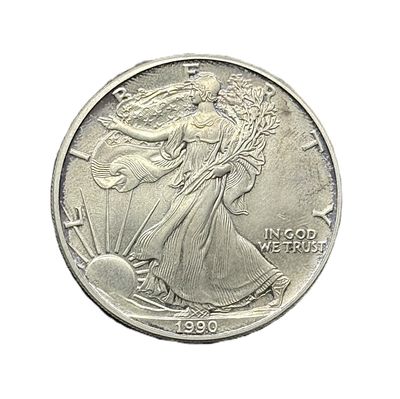 1990 American Silver Eagle 1 oz Coin
