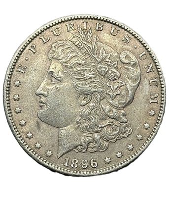 1896 Morgan Silver Dollar Coin