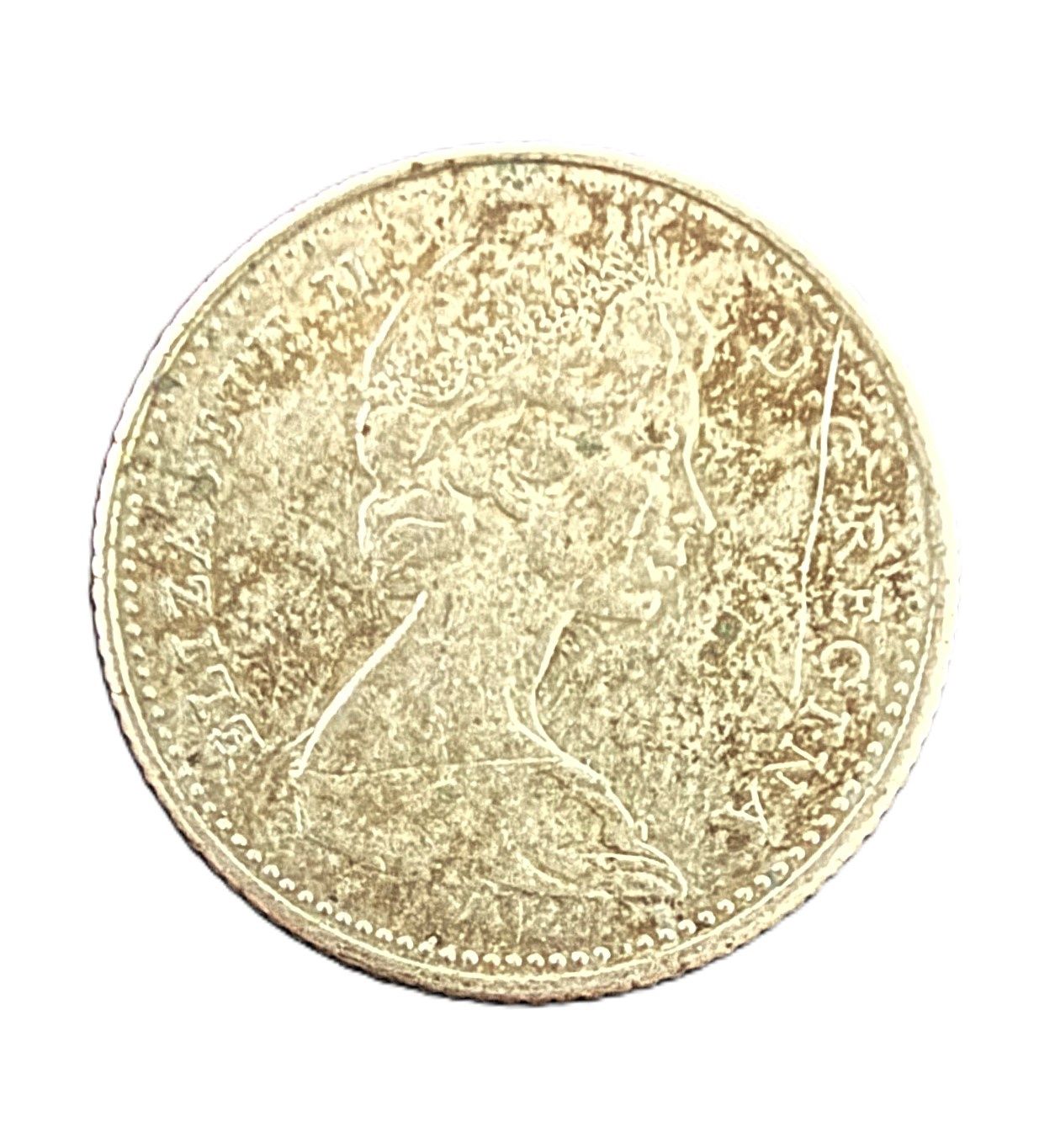 1965 Canadian Silver Dime 10 Cents Elizabeth II Bluenose Schooner Circulated Coin