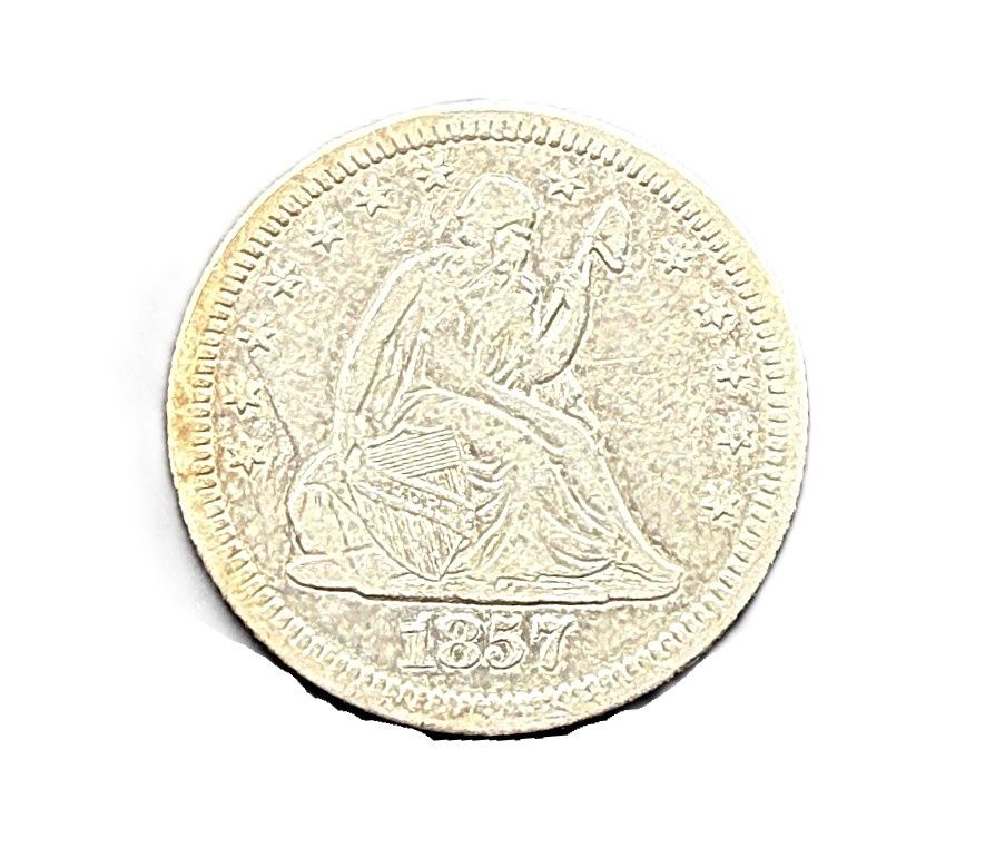 1857 Seated Liberty Quarter