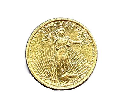 2001 American Gold Half Eagle $5- 1/10 oz Bullion Coin
