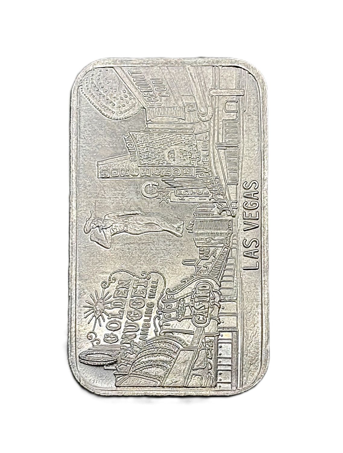 Vintage Mother Lode Mint Las Vegas 1 oz .999 Fine Silver Art Bar