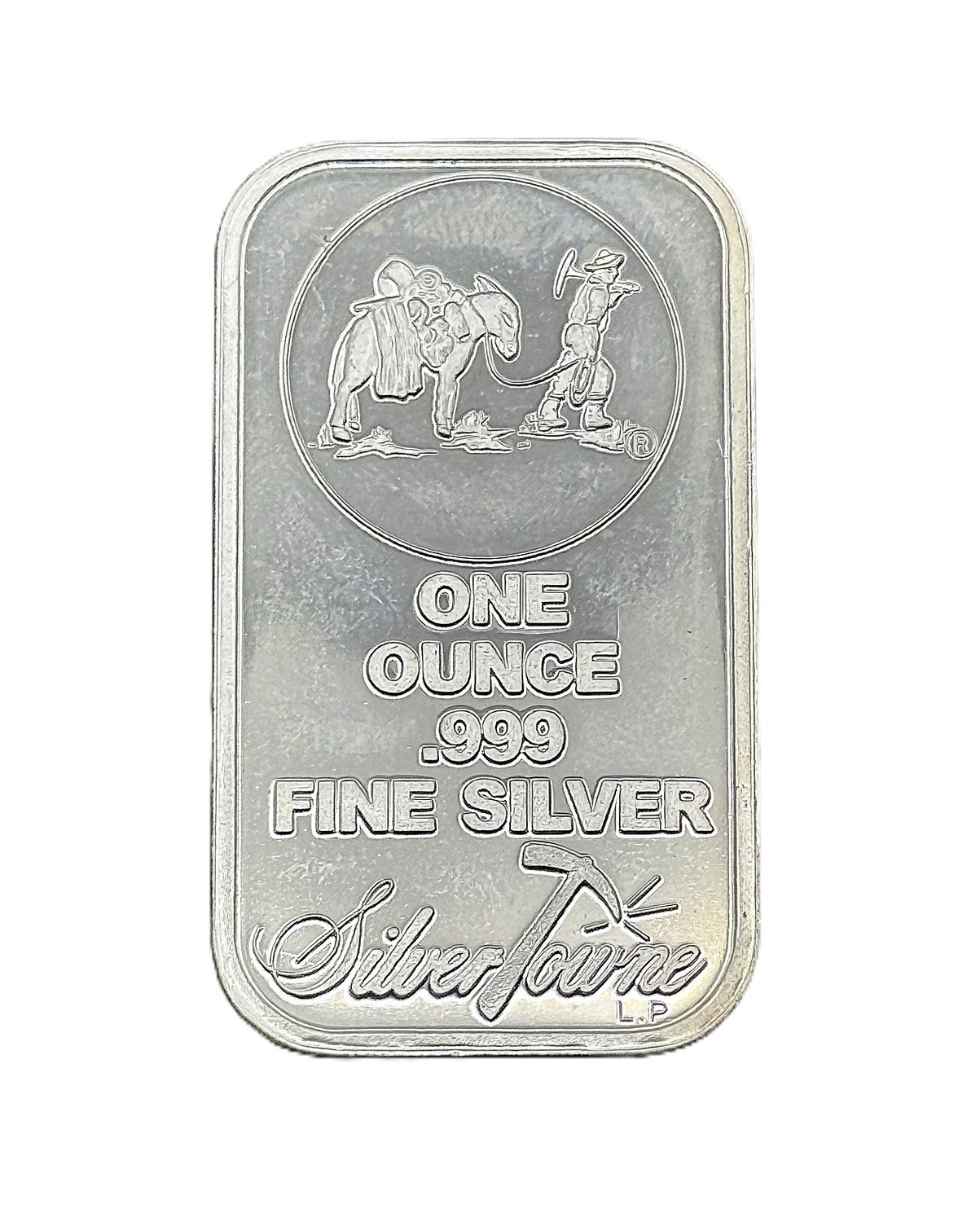 SilverTowne Prospector Silver Bar- 1 oz-  .999 Fine