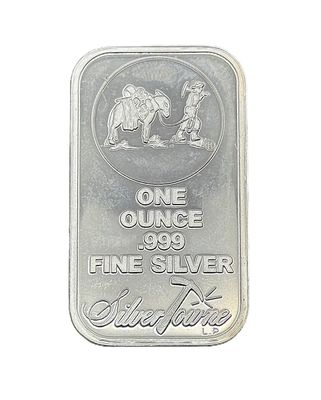 SilverTowne Prospector Silver Bar- 1 oz-  .999 Fine