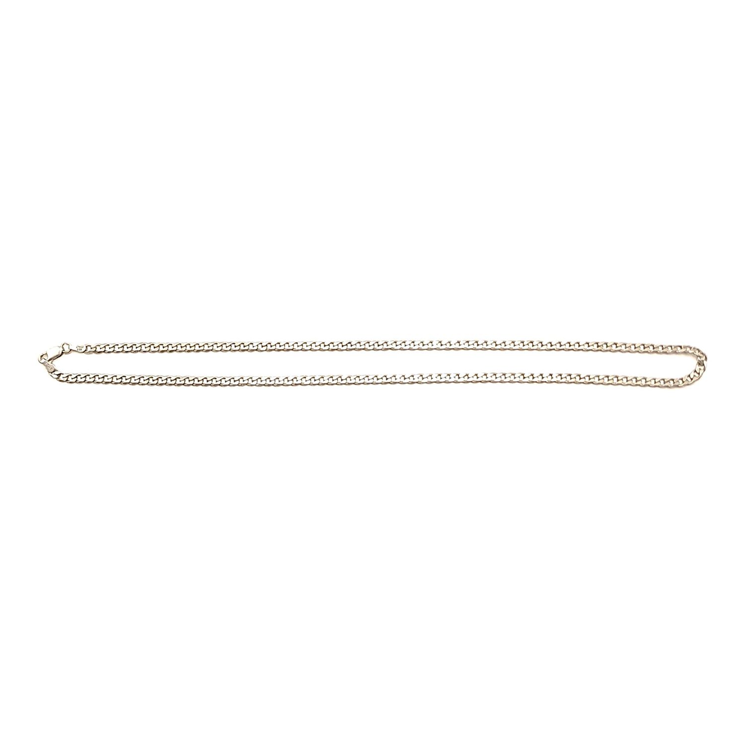 Sterling Silver Curb Chain- Size: 26"