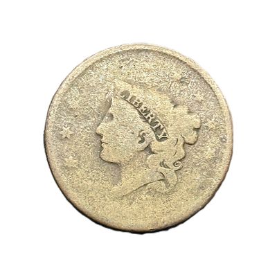 Coronet Head Large Cent US 1 Cent Date Unknown