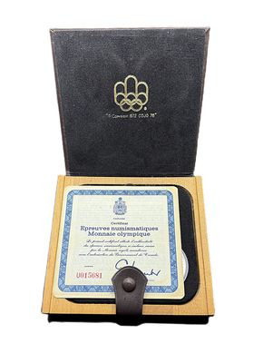 1976 Canada Montreal Olympics Series III Silver Proof 4-Coin Set with COA