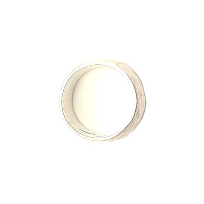 Sterling Silver Hammered Ring- Size: 7