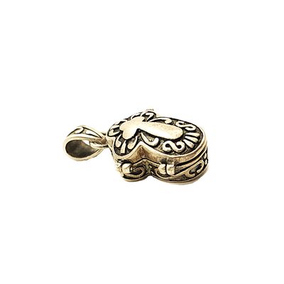 Sterling Silver Cross Box Charm/Pendant