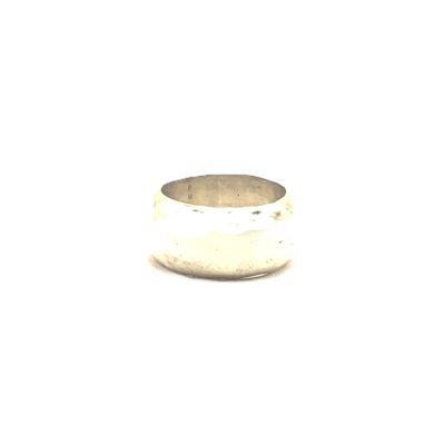 Sterling Silver Hammered Band- Size: 5.5