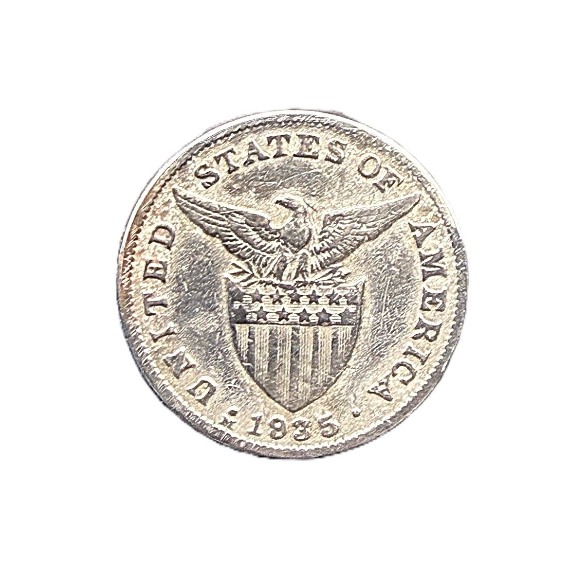 1935-M Philippines 5 Centavos Copper-Nickel Coin