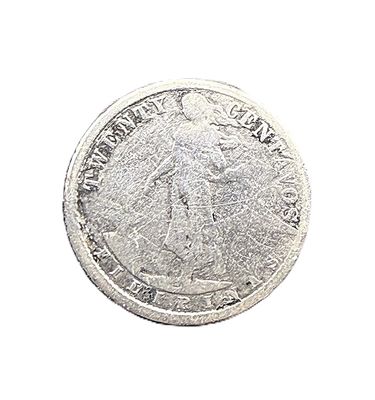 1913-S Philippines 20 Centavos Silver Coin