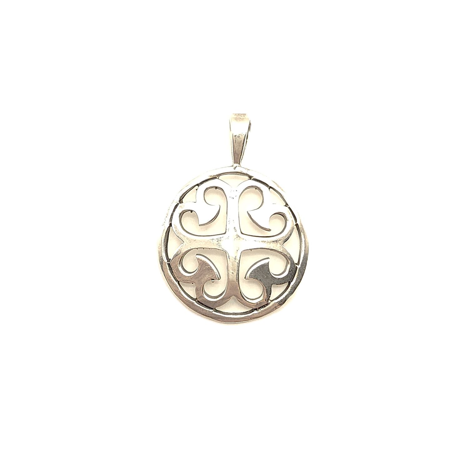 Sterling Silver St. Magnus Celtic Heart Pendant