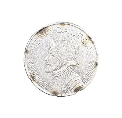 1962 Panama ½ Balboa Silver Coin