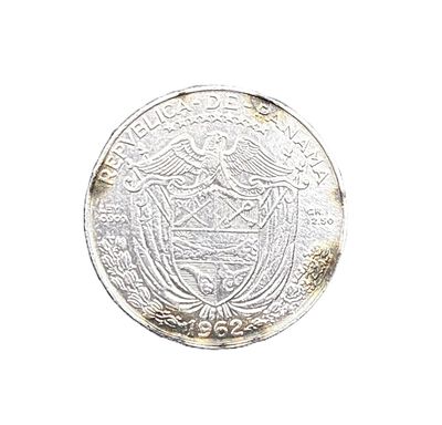 1962 Panama ½ Balboa Silver Coin