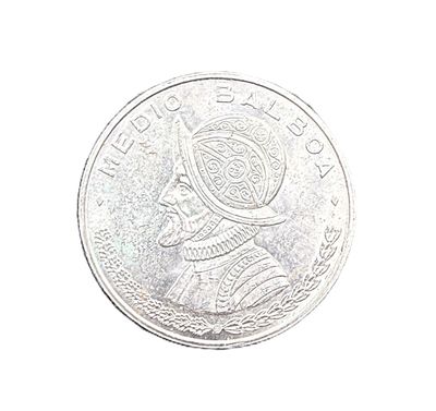 1961 Panama 1/2 Balboa Silver Coin