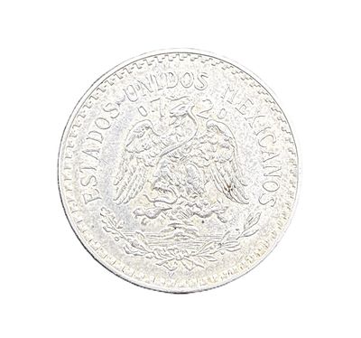 1938 Mexico 1 Peso Silver Coin
