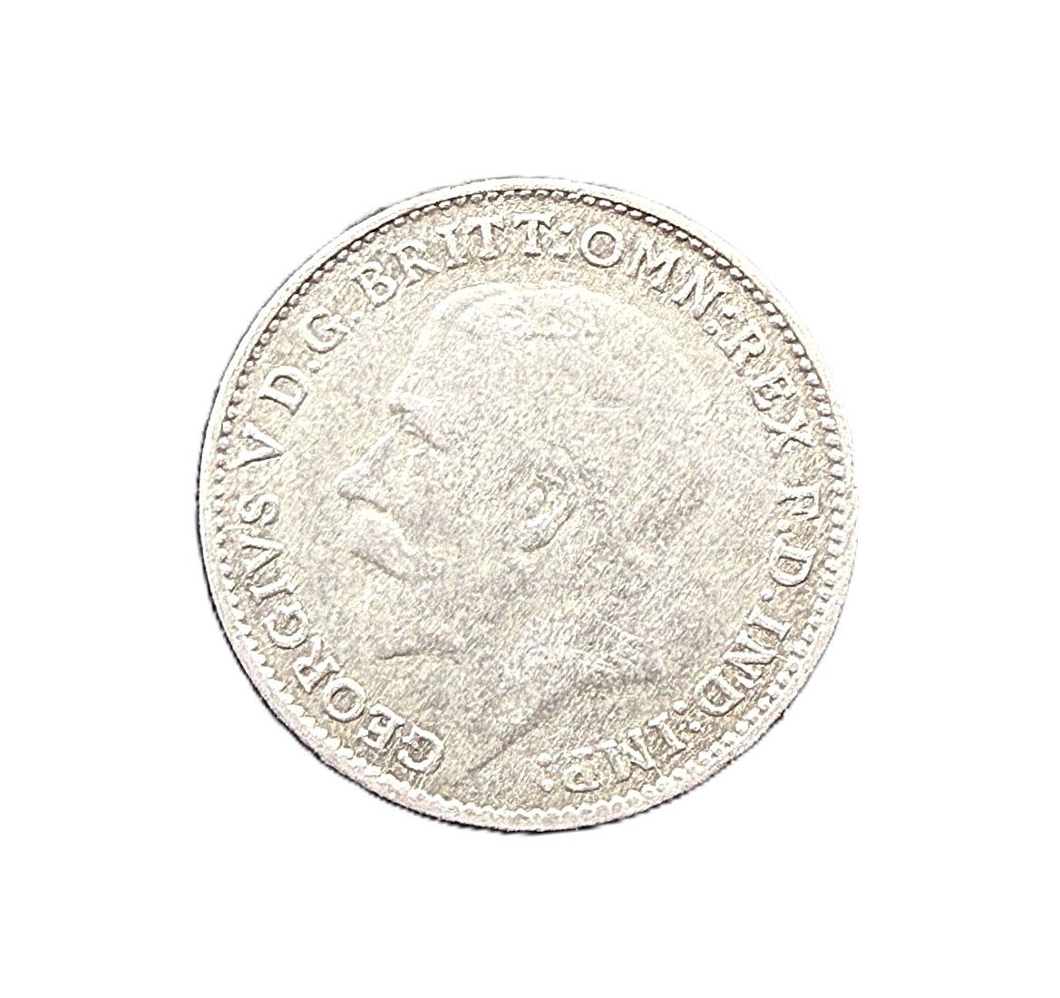 1921 United Kingdom 3 Pence Silver Coin George V