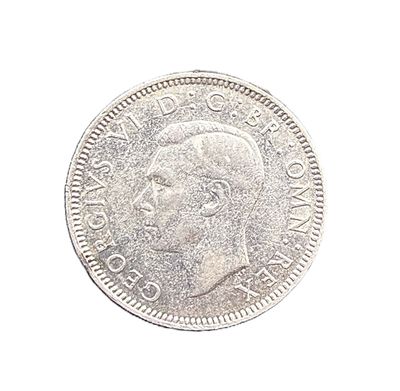 1942 Great Britain Silver Shilling Scottish Crest George VI