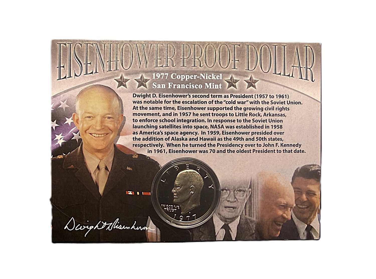 1977-S Eisenhower Dollar Clad Proof San Francisco Mint Collectible