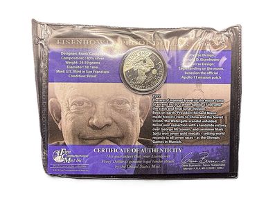 1972-S Eisenhower 40% Silver Proof Dollar