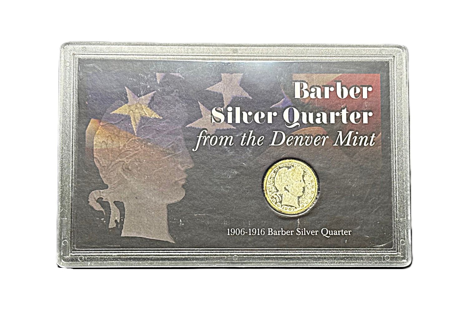 1907-D Barber Silver Quarter Dollar - Historic Denver Mint Issue