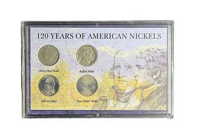 120 Years of American Nickels Collection Set