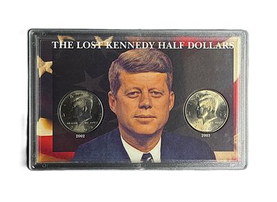 The Lost Kennedy Half Dollars Set - 2002-D and 2003-D Kennedy Half Dollars Uncirculated