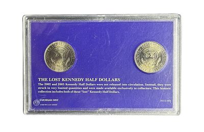 The Lost Kennedy Half Dollars Set - 2002-D and 2003-D Kennedy Half Dollars Uncirculated
