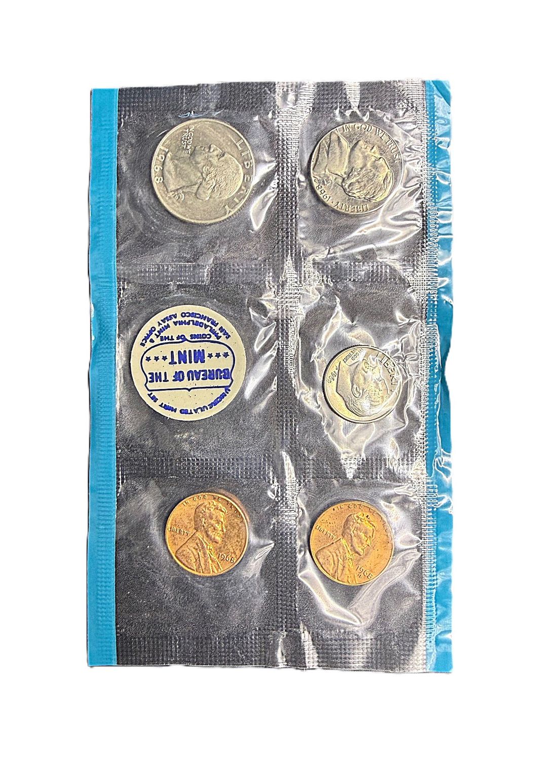 1968 Philadelphia and San Francisco Uncirculated Mint Set