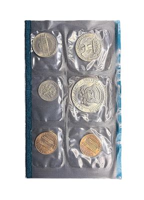 1972 US  Mints Set - Philadelphia- Uncirculated with 1972-S Lincoln Cent