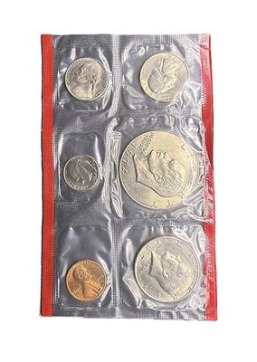 1974-D US Mint Set- Denver- Uncirculated with Eisenhower Dollar