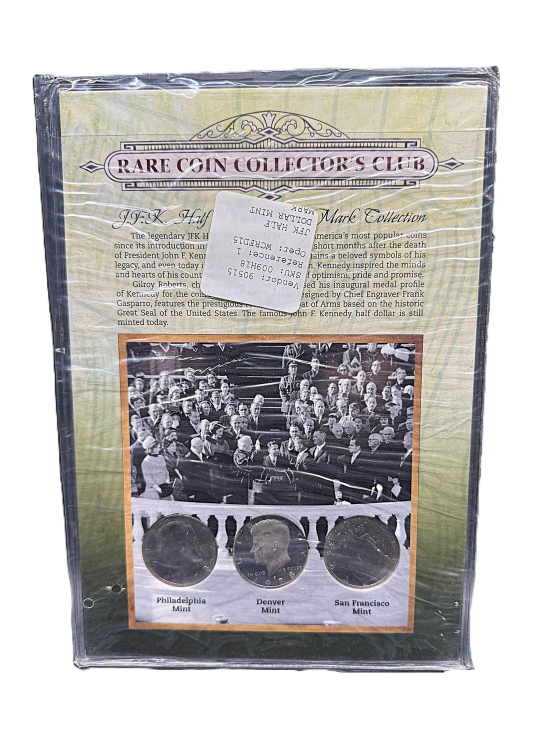 40% Silver JFK Kennedy Half Dollar P D S Mint Mark Collection - Rare Coin Collector’s Club