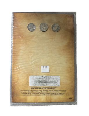 WWII Silver Jefferson Nickel Mint Mark Collection P D S Set - Rare Coin Collector’s Club