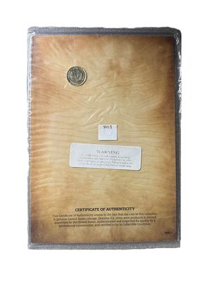 1883 Liberty Racketeer Nickel - No Cents- Gold Plated Rare Coin Collector’s Club