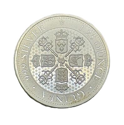 2021- St. Helena- Silver Sceptre Guinea Coin- 1.25 oz - .999 Fine